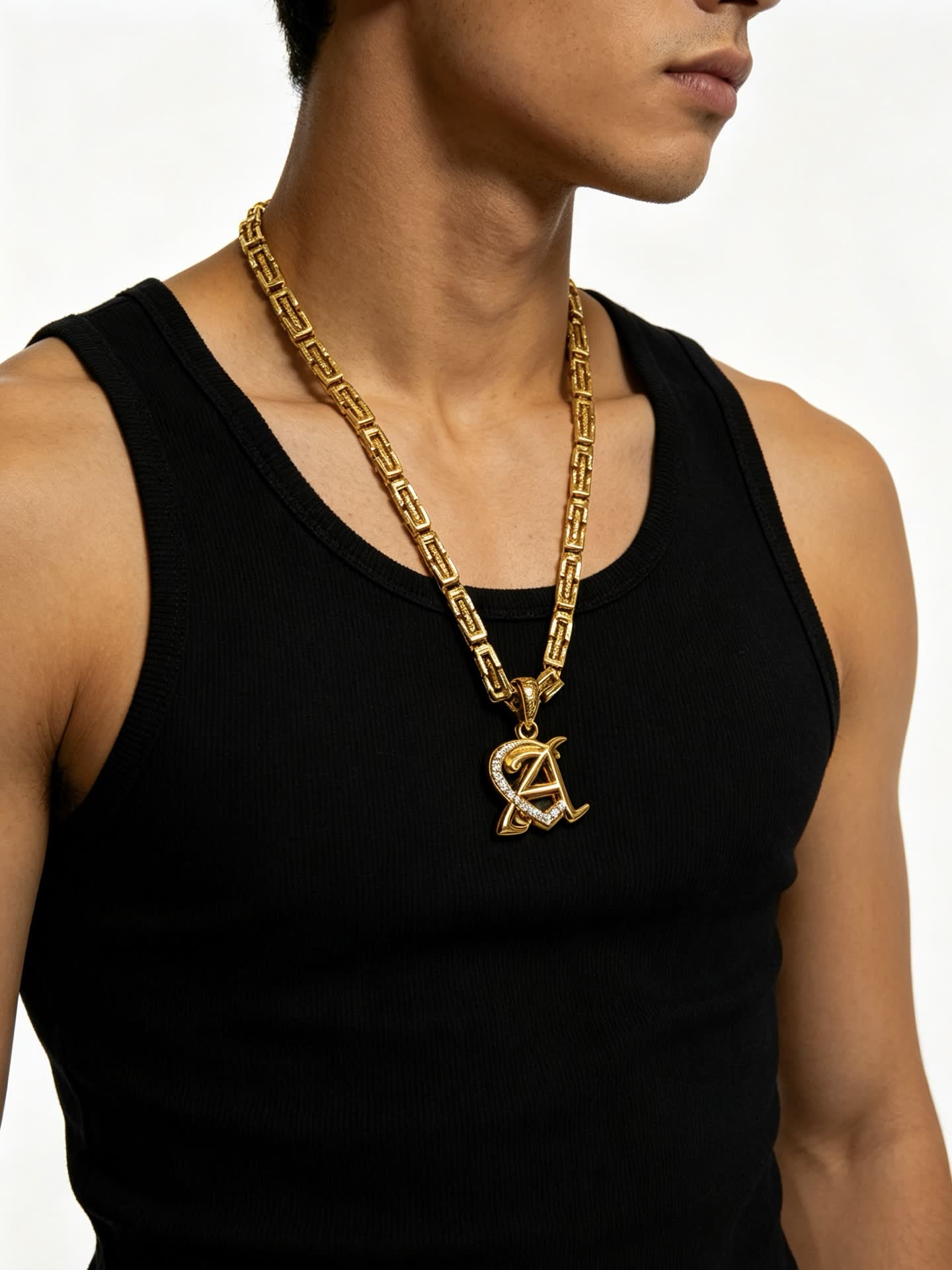 Chrome Hearts Gold Chain with Medusa Pendant